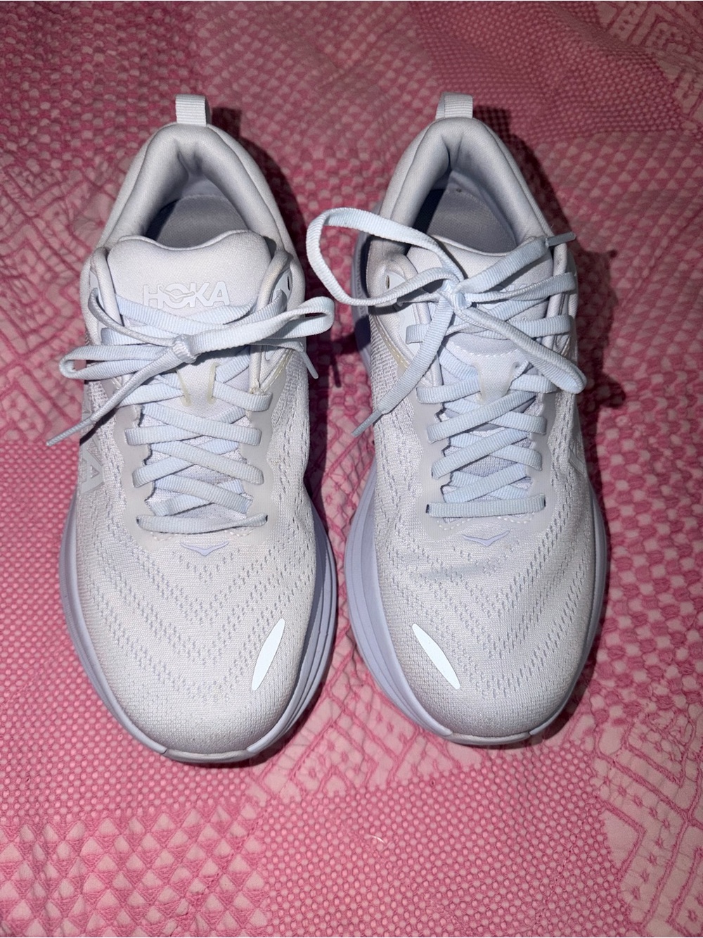 Hoka Bondi 8 Lightweight Running Sneakers Worn once total!!!
